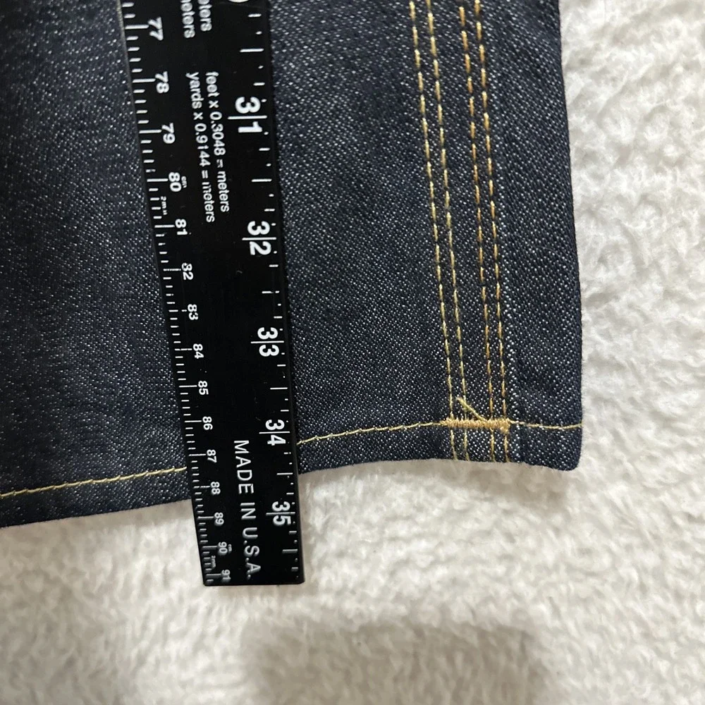 Vintage True‎ Religion Jeans Bobby QT Blue Dark Wash Size 33 Made In USA